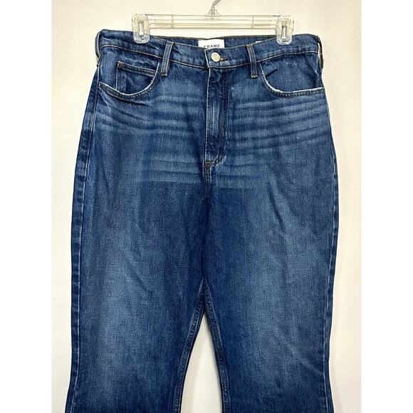 Frame Women's Le High N Tight Crop Mini Boot Blue Jeans 31 NTW - Picture 3 of 10